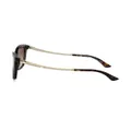 Bvlgari tortoiseshell-effect gradient-lenses sunglasses - Green