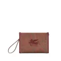 ETRO large Love Trotter clutch - Brown