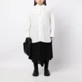 Yohji Yamamoto pussy-bow collar shirt - White