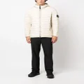 Stone Island feather down hooded jacket - Neutrals
