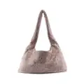Kara Crystal Mesh shoulder bag - Pink