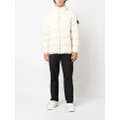 Stone Island feather down hooded coat - Neutrals