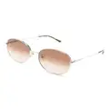 Gucci Eyewear GG1416SK oversized-frame sunglasses - Silver