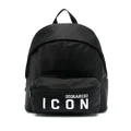 Dsquared2 Icon logo-print backpack - Black