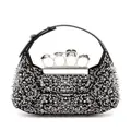 Alexander McQueen mini Jewelled Hobo bag - Black