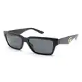 Dolce & Gabbana Eyewear rectangle-frame tinted sunglasses - Black