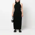 AERON Forum asymmetric maxi skirt - Black
