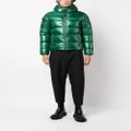 ASPESI padded feather-down zip-up jacket - Green