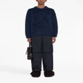 Jil Sander panelled-design tapered-leg trousers - Blue