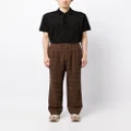 Paul Smith striped organic-cotton polo shirt - Black