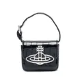 Vivienne Westwood Orb-plaque leather mini bag - Black