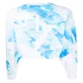 Calvin Klein Jeans Summer Splash printed cotton sweatshirt - Blue