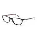 Carrera 308 square-frame acetate glasses - Black