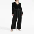 3.1 Phillip Lim high-waisted wide-leg belted trousers - Black