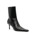 Alexander Wang Viola 77mm leather boots - Black