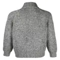 Brunello Cucinelli raglan-sleeves zip-up cardigan - Grey