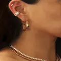 Anita Ko 18kt yellow gold Large Meryl hoop earrings