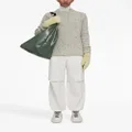 Jil Sander panelled-design tapered-leg trousers - White