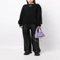 Jean Paul Gaultier lace-up cotton sweatshirt - Black
