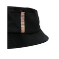 Paul Smith signature-stripe bucket hat - Black
