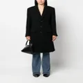 Dsquared2 single-breasted bouclé coat - Black