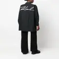Karl Lagerfeld logo-print cotton shirt - Black