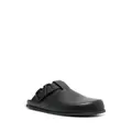 Valentino Garavani VLogo leather tonal slippers - Black