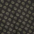 Alexander McQueen skull-print square-shaped silk scarf - Black