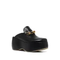 Rosetta Getty platform clog loafers - Black
