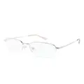 Montblanc square-frame optical glasses - Silver