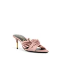 TOM FORD knot-detail 75mm pleated mules - Pink