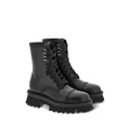 Ferragamo chunky-sole combat boots - Black