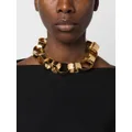 Jil Sander oval-link chain necklace - Gold