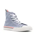 Thom Browne RWB-stripe high-top sneakers - Blue