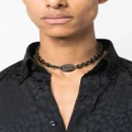 Dsquared2 logo-plaque chain-link necklace - Black