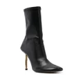 Lanvin Sequence 95mm leather ankle boots - Black