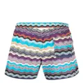 Missoni abstract-pattern swim shorts - Blue