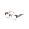 Thierry Lasry Loyalty square-frame glasses - Brown