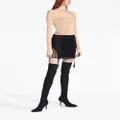 Dion Lee lace-up corset-style miniskirt - Black