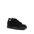 ISABEL MARANT logo-patch leather sneakers - Black