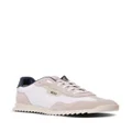 BOSS washed-effect low-top sneakers - White