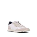 BOSS washed-effect low-top sneakers - White