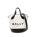 Bally logo-print leather tote bag - Neutrals