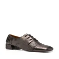 Chie Mihara Ikane 40mm lace-up leather brogues - Grey