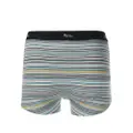 Paul Smith logo-waistband striped boxers - Blue
