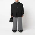 Marni hooded wool shirt - Black