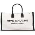 Saint Laurent Rive Gauche leather tote bag - Neutrals