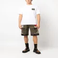Moschino patchwork-design bermuda shorts - Green