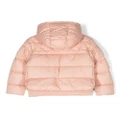 Chloé Kids hooded quilted jacket - Pink