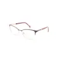 Carolina Herrera butterfly-frame glasses - Red